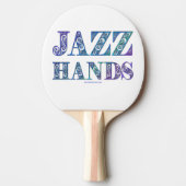 SlipperyJoe's ブロードウェイ ミュージカル Jazz Hands クィア 卓球ラケット (正面)