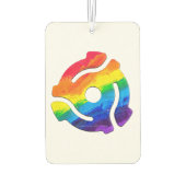 SlipperyJoe's プラスチック 45 RPM レコードアダプター 振動 カーエアーフレッシュナー (裏面)