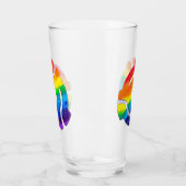 SlipperyJoe's プラスチック 45 RPM レコードアダプター 振動 タンブラーグラス (左)