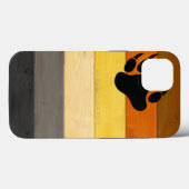 SlipperyJoe's ベアプライドフラグ 木製フロアテクスチャ Case-Mate iPhoneケース (裏面 (横))