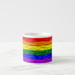 SlipperyJoe's リキッドグロスPrideフラグ レッド オレンジ 黄色 エスプレッソカップ