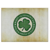 SlipperyJoe's 祝Saint Patrick's Day Iris カッティングボード (正面)
