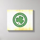 SlipperyJoe's 祝Saint Patrick's Day Iris キャンバスプリント (正面)