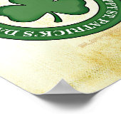 SlipperyJoe's 祝Saint Patrick's Day Iris ポスター (角)