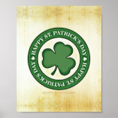 SlipperyJoe's 祝Saint Patrick's Day Iris ポスター (正面)