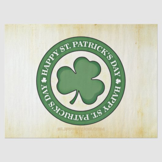 SlipperyJoe's 祝Saint Patrick's Day Iris 薄葉紙 (正面)