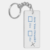 SlipperyJoe's Are You 飲 hamatedチェックボックスc キーホルダー (正面左)