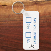 SlipperyJoe's Are You 飲 hamatedチェックボックスc キーホルダー (正面)