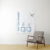 SlipperyJoe's Are You 飲 hamatedチェックボックスc タペストリー (インサイチュ)