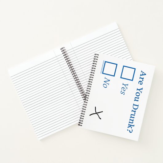 SlipperyJoe's Are You 飲 hamatedチェックボックスc ノートブック (内部)