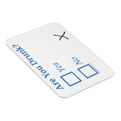 SlipperyJoe's Are You 飲 hamatedチェックボックスc マグネット (右側)