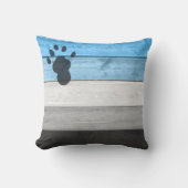 SlipperyJoe's artistic Otter gay pride gifts paw w クッション (正面)