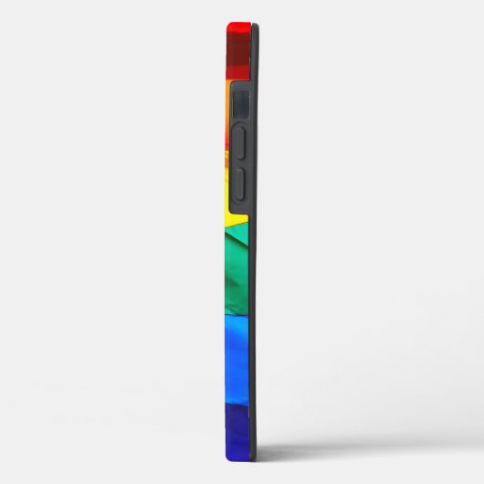 SlipperyJoe's artistic Wave Gay Pride Flag gifts L Case-Mate iPhoneケース (裏面 / 左)