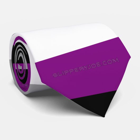 SlipperyJoe's asexual pride flag emphasizing inclu ネクタイ (ロール)