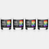 SlipperyJoe's Be You black brick wall figu ウイスキーグラス (裏面)