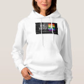 SlipperyJoe's Be You black brick wall figu パーカ (正面)