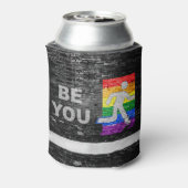 SlipperyJoe's Be You black brick wall figu 缶クーラー (缶裏面)