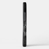 SlipperyJoe's Be You black brick wall figu Case-Mate iPhoneケース (裏面 / 右)
