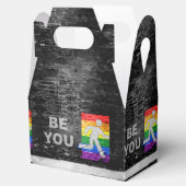 SlipperyJoe's Be You brick wall stick figure rainb フェイバーボックス (オープン)