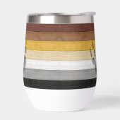 SlipperyJoe's Bearプライドフラグ木製フロアテクスチャ (左面)