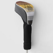 SlipperyJoe's Bearプライドフラグ木製フロアテクスチャ ゴルフヘッドカバー (アングル)