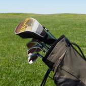 SlipperyJoe's Bearプライドフラグ木製フロアテクスチャ ゴルフヘッドカバー (インサイチュ)