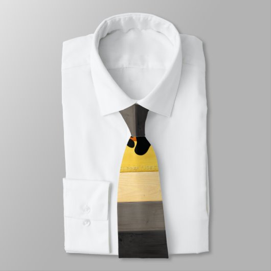 SlipperyJoe's Bearプライドフラグ木製フロアテクスチャ ネクタイ (タイ)