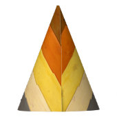 SlipperyJoe's Bearプライドフラグ木製フロアテクスチャ パーティーハット (裏面)