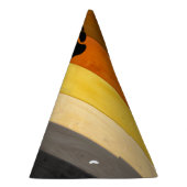 SlipperyJoe's Bearプライドフラグ木製フロアテクスチャ パーティーハット (右)