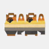 SlipperyJoe's Bearプライドフラグ木製フロアテクスチャ フェイバーボックス (折り畳みなし)