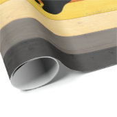 SlipperyJoe's Bearプライドフラグ木製フロアテクスチャ ラッピングペーパー (ロールコーナー)