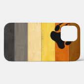 SlipperyJoe's Bearプライドフラグ木製フロアテクスチャ Case-Mate iPhoneケース (裏面 (横))