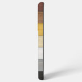 SlipperyJoe's Bearプライドフラグ木製フロアテクスチャ Samsung Galaxyケース (裏面横)