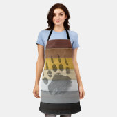 SlipperyJoe's Bear 芸術的 Woodゲイギフトベアーバー エプロン (着用した状態)