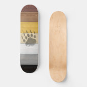 SlipperyJoe's Bear 芸術的 Woodゲイギフトベアーバー スケートボード (正面)