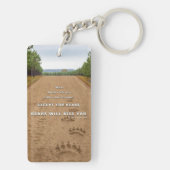 SlipperyJoe's bears will kill you paw prints press キーホルダー (裏面)