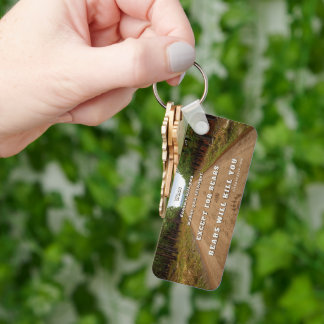 SlipperyJoe's bears will kill you paw prints press キーホルダー