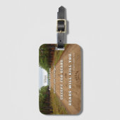 SlipperyJoe's bears will kill you paw prints press ラゲッジタグ (正面縦)