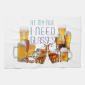 SlipperyJoe's beer glasses pilsner glasses steins  キッチンタオル (横)