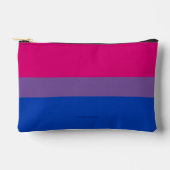 SlipperyJoe's Bisexualプライドフラグlavender-pink bl アクセサリーポーチ (正面)
