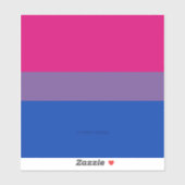 SlipperyJoe's Bisexualプライドフラグlavender-pink bl シール (シート)