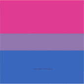 SlipperyJoe's Bisexualプライドフラグlavender-pink bl シール (正面)