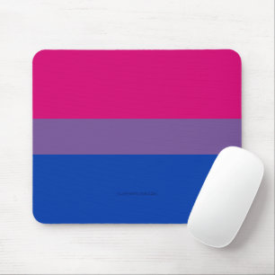 SlipperyJoe's Bisexualプライドフラグlavender-pink bl マウスパッド