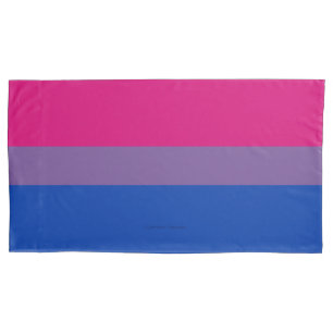 SlipperyJoe's Bisexualプライドフラグlavender-pink bl 枕カバー