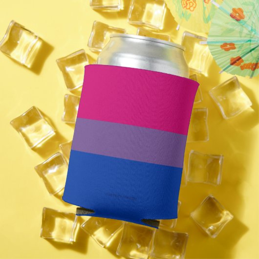 SlipperyJoe's Bisexualプライドフラグlavender-pink bl 缶クーラー (インサイチュ 夏)
