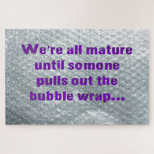 SlipperyJoe's Bubble Wrapポップおもしろいことわざ ジグソーパズル