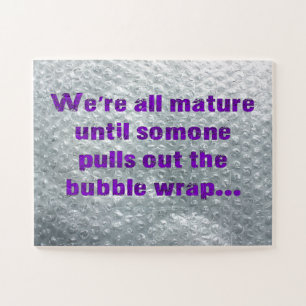 SlipperyJoe's Bubble Wrapポップおもしろいことわざ ジグソーパズル