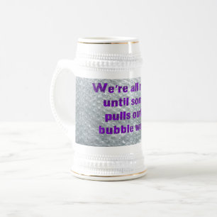 SlipperyJoe's Bubble Wrapポップおもしろいことわざ ビールジョッキ