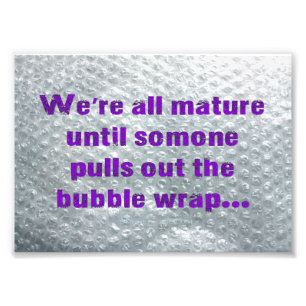SlipperyJoe's Bubble Wrapポップおもしろいことわざ フォトプリント