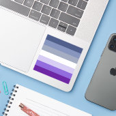 SlipperyJoe's Butch LesbianプライドフラグゲイギフトL シール (ノートパソコンとiPhone)